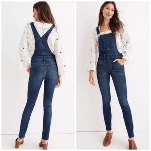 Madewell Skinny Denim Overalls, Eco Edition, Small